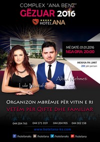 Gëzuar 2016 - Hotel ANA 